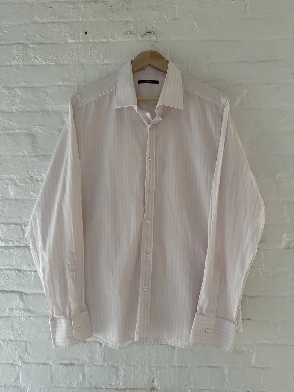 Gucci by Tom Ford Striped Button Up Shirt